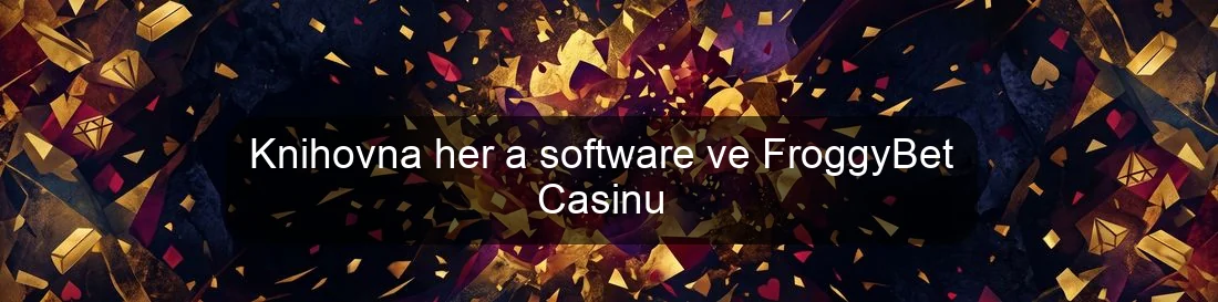 Knihovna her a software ve FroggyBet Casinu